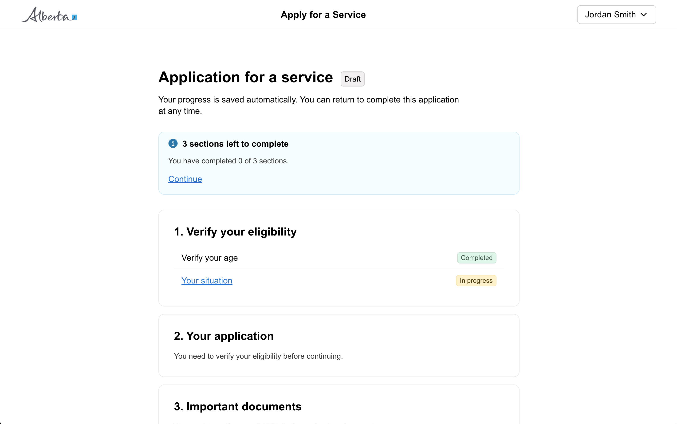 Task list page preview